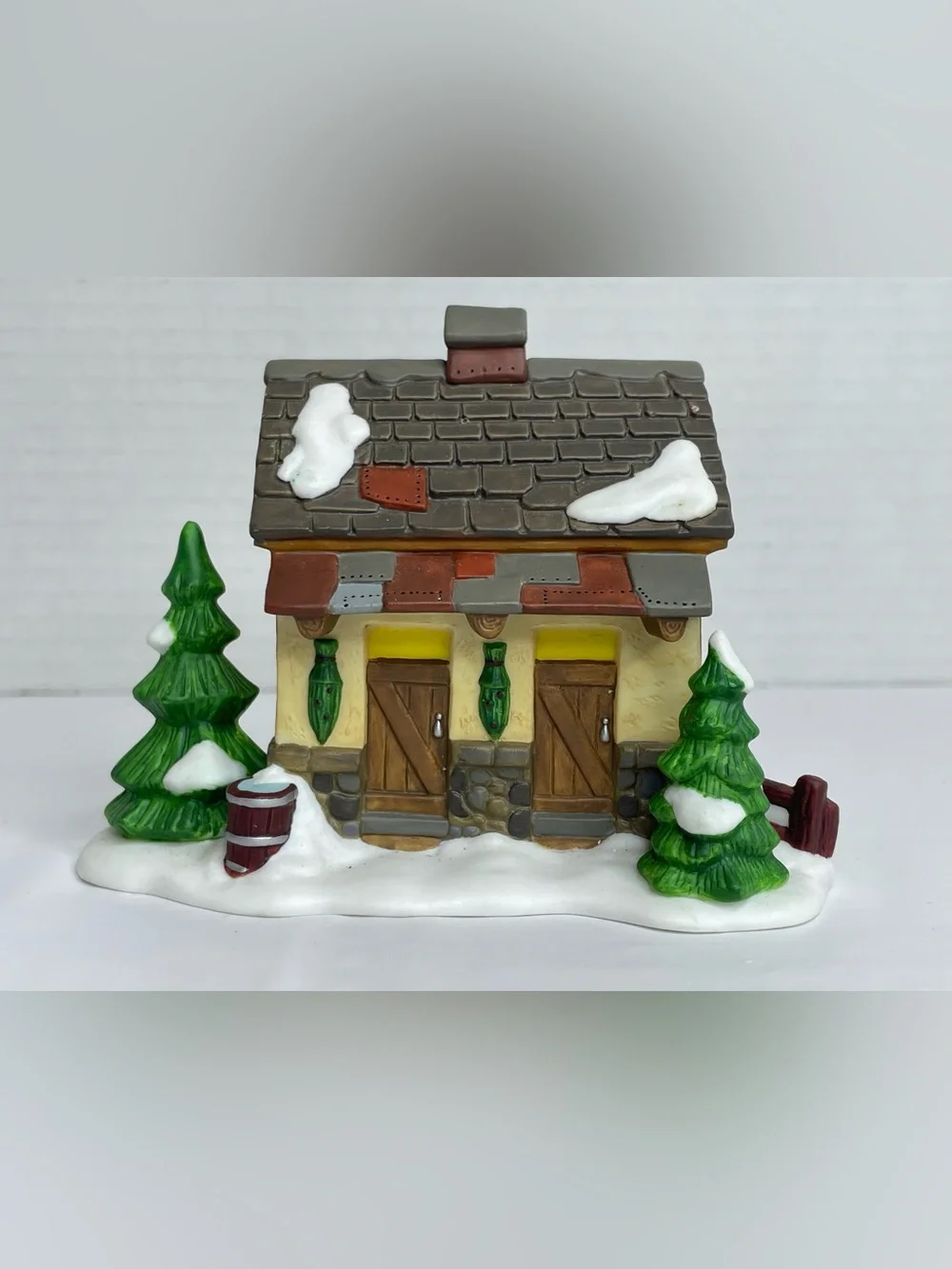 Department 56 Heritage Village Collection “Tending The New Calves” House Only